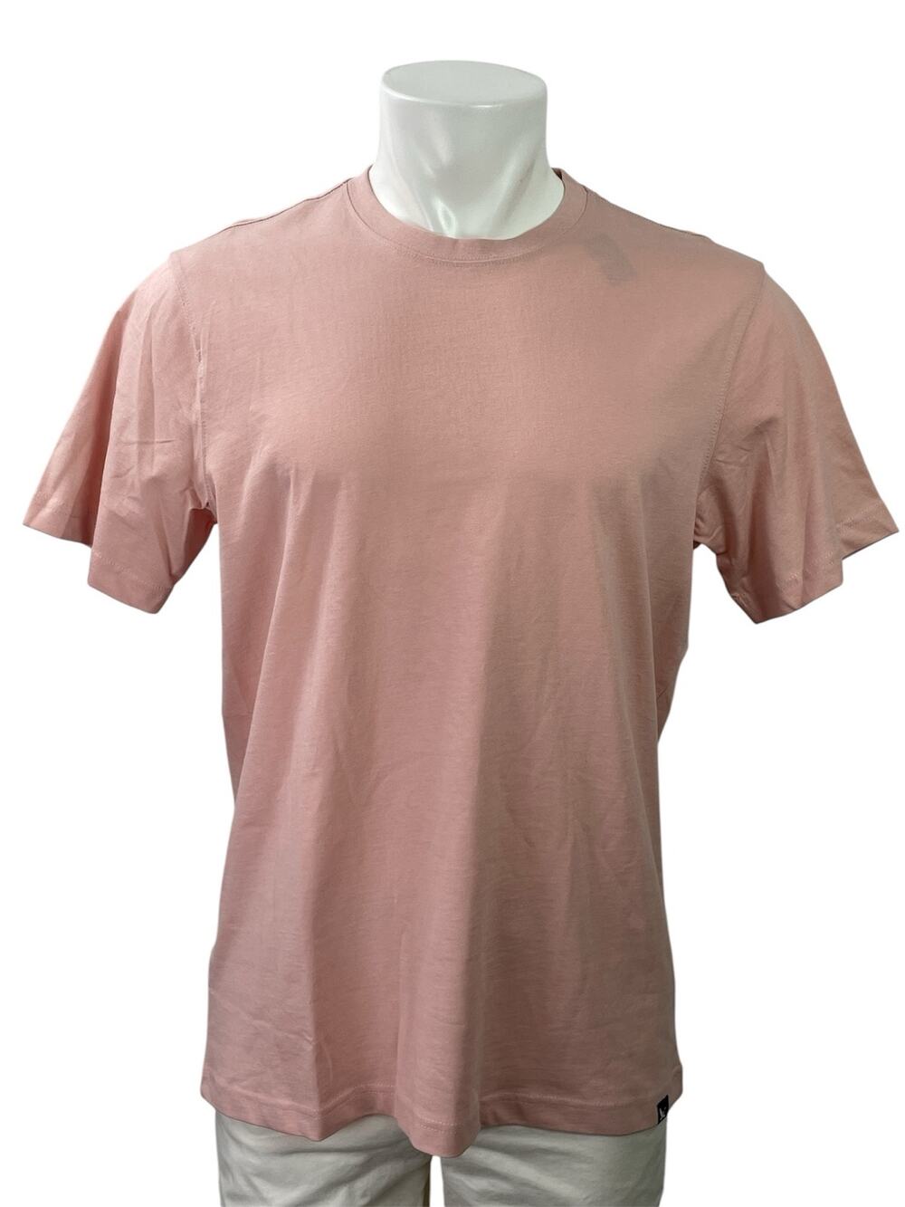 NEW Eddie Bauer Mens Pink Crewneck Short Sleeve Casual Basic Tee T-shirt Top M